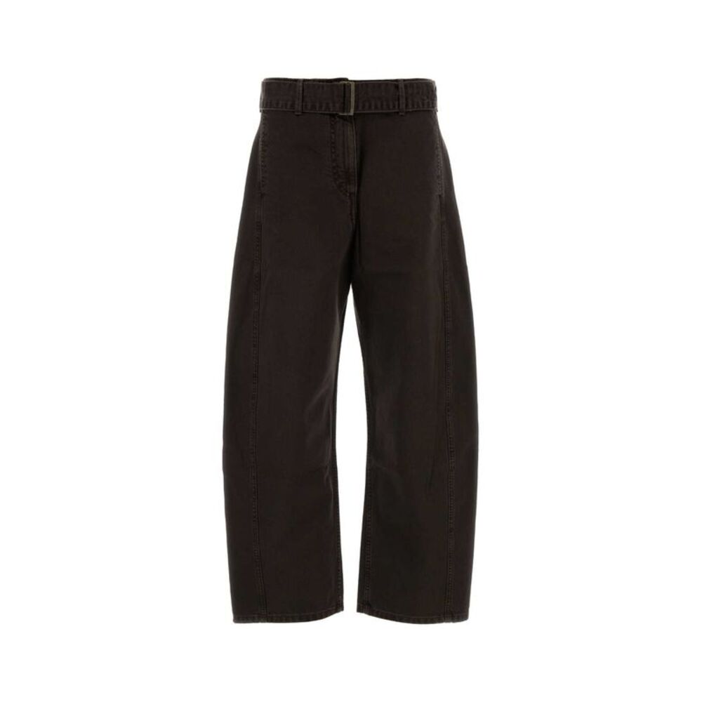 Magda Butrym Women Chocolate Denim Jeans